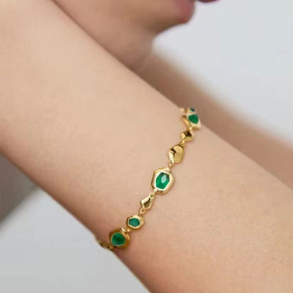 Green Agate Bracelet