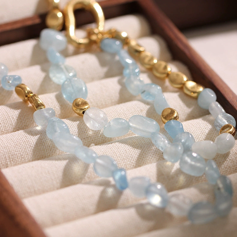 Aquamarine Necklace & Bracelet