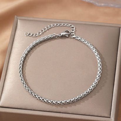 Thin Chain Stainless Steel Men's Bracelet