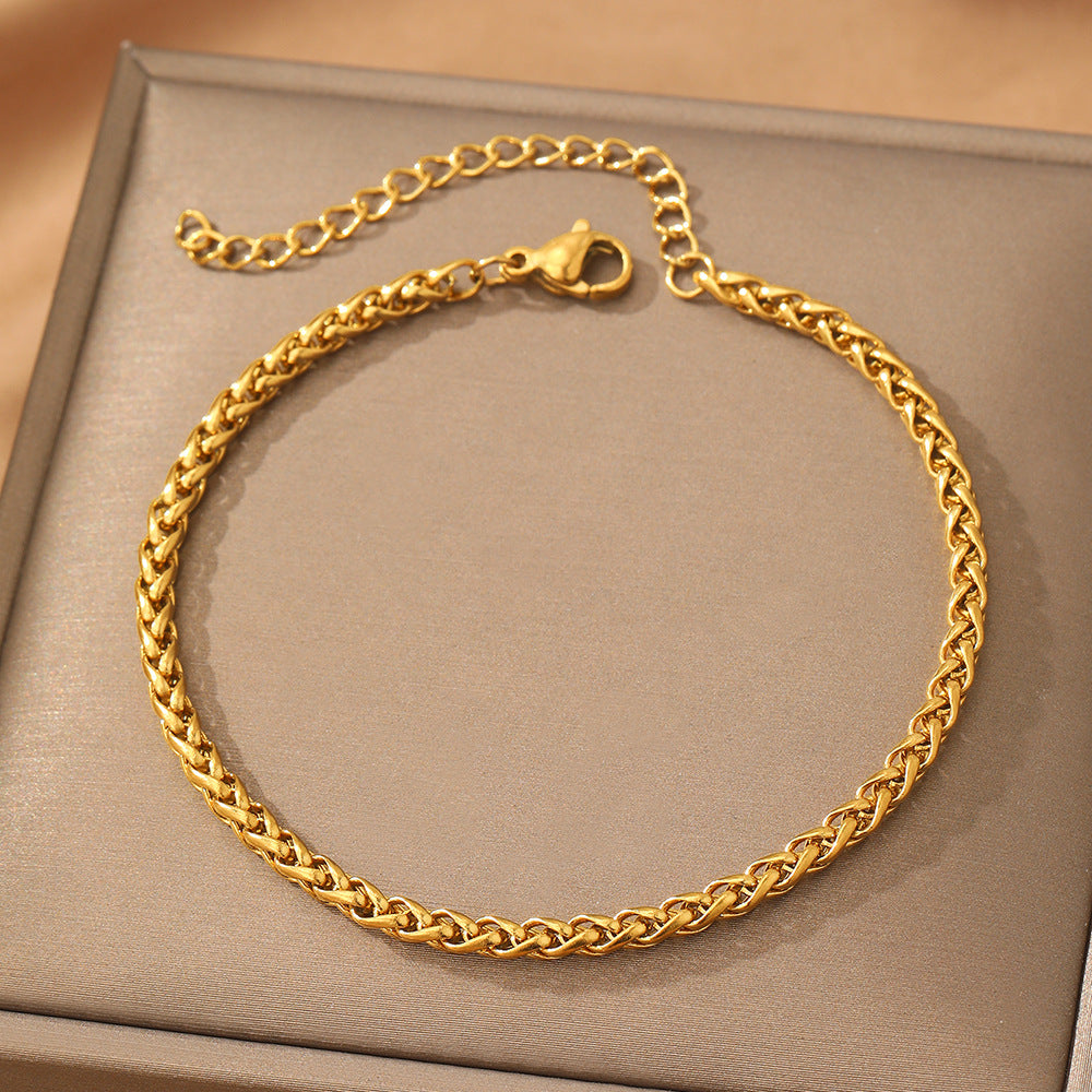 Thin Chain Stainless Steel Men's Bracelet