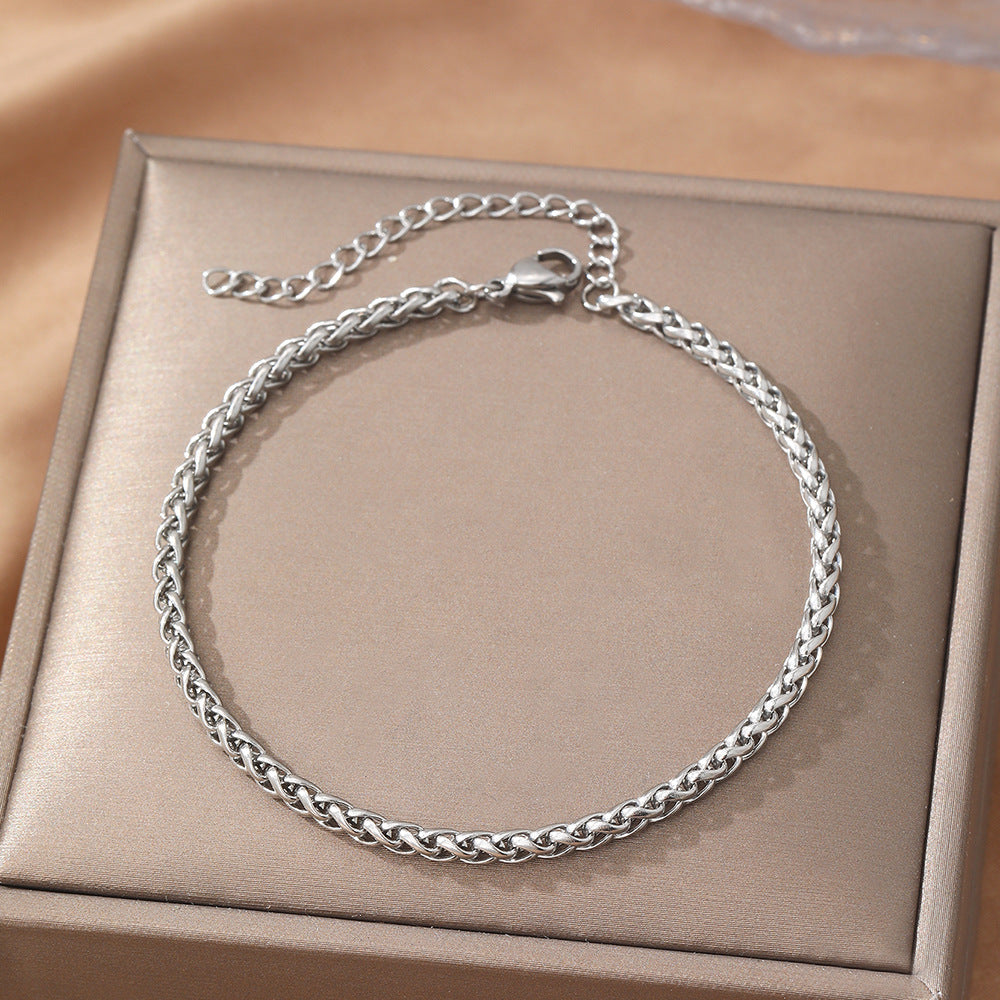 Thin Chain Stainless Steel Men's Bracelet