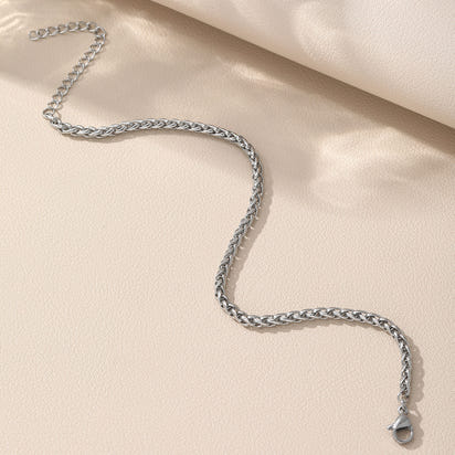 Thin Chain Stainless Steel Men's Bracelet