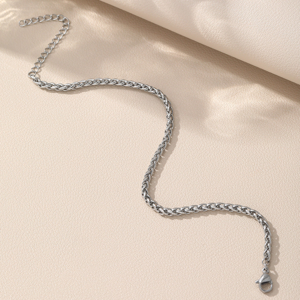 Thin Chain Stainless Steel Men's Bracelet