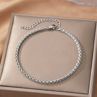 Thin Chain Stainless Steel Men's Bracelet